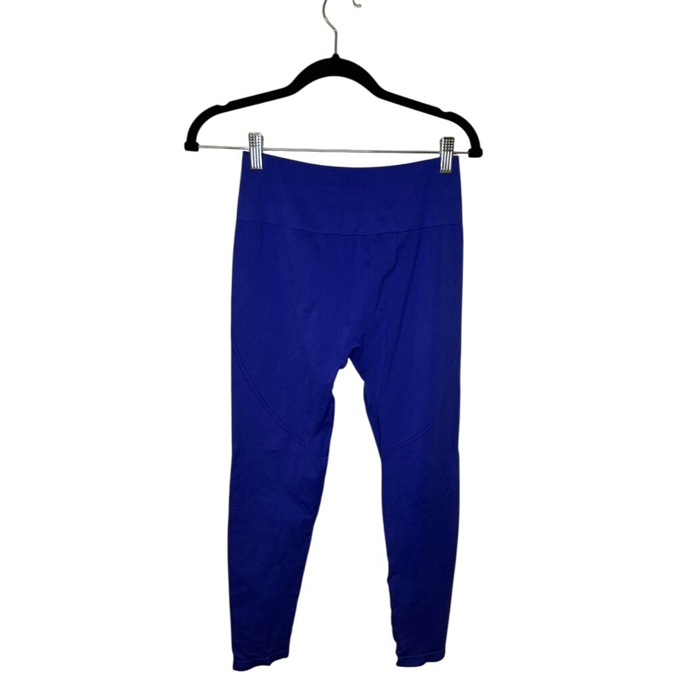 Dreamoon Blue High Waist Athletic Leggings Activewear Gym Workout‎ Women's